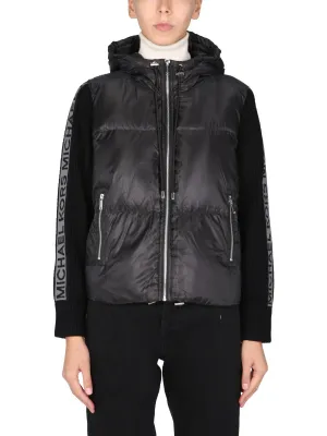 Michael Michael Kors Logo Tape Hooded Jacket