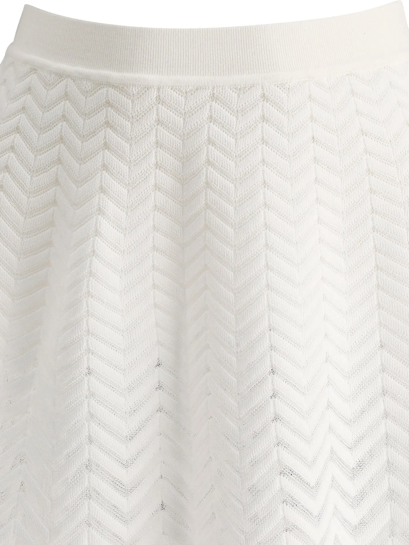 Missoni Flared Knitted Mini Skirt