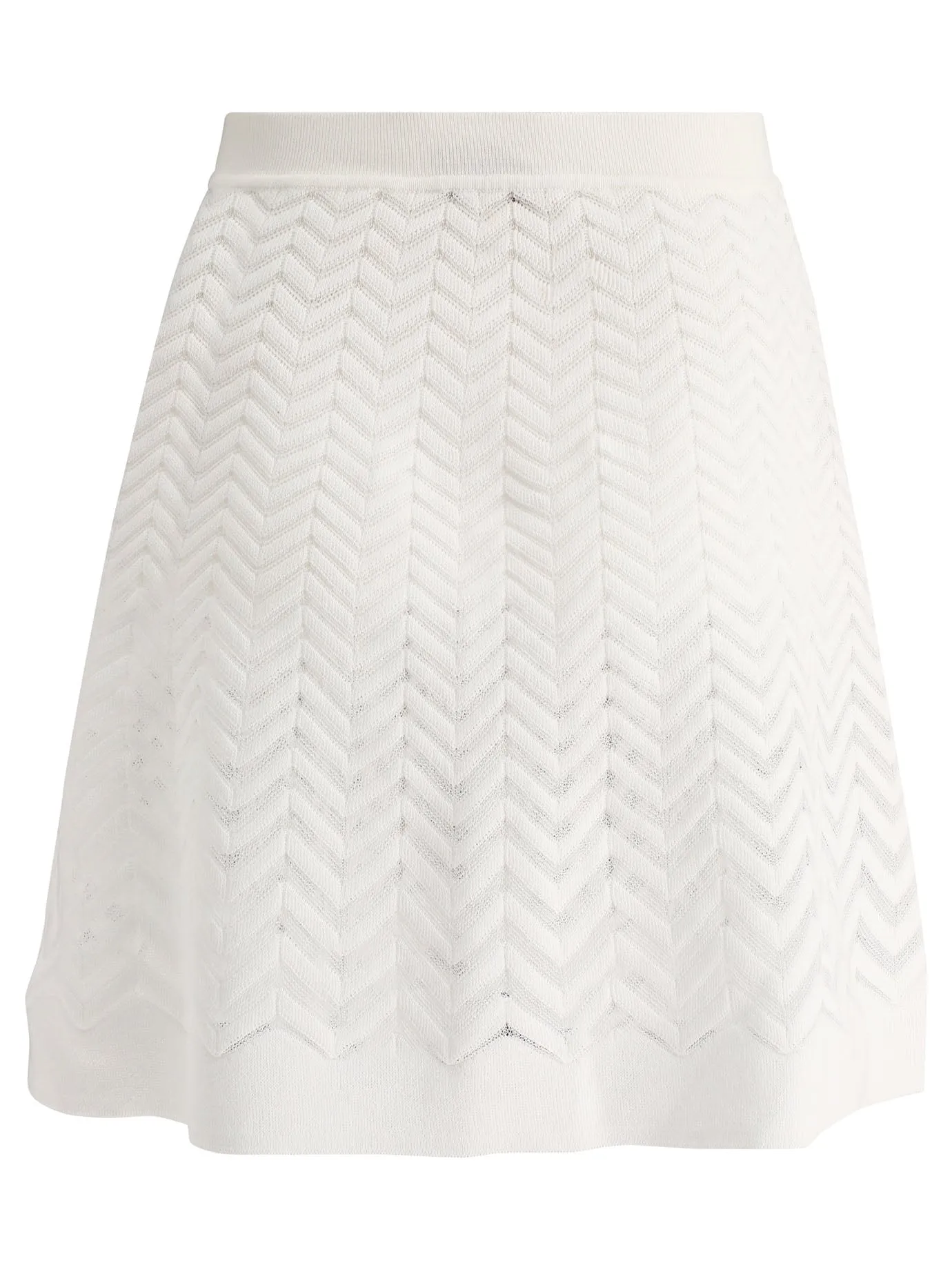 Missoni Flared Knitted Mini Skirt