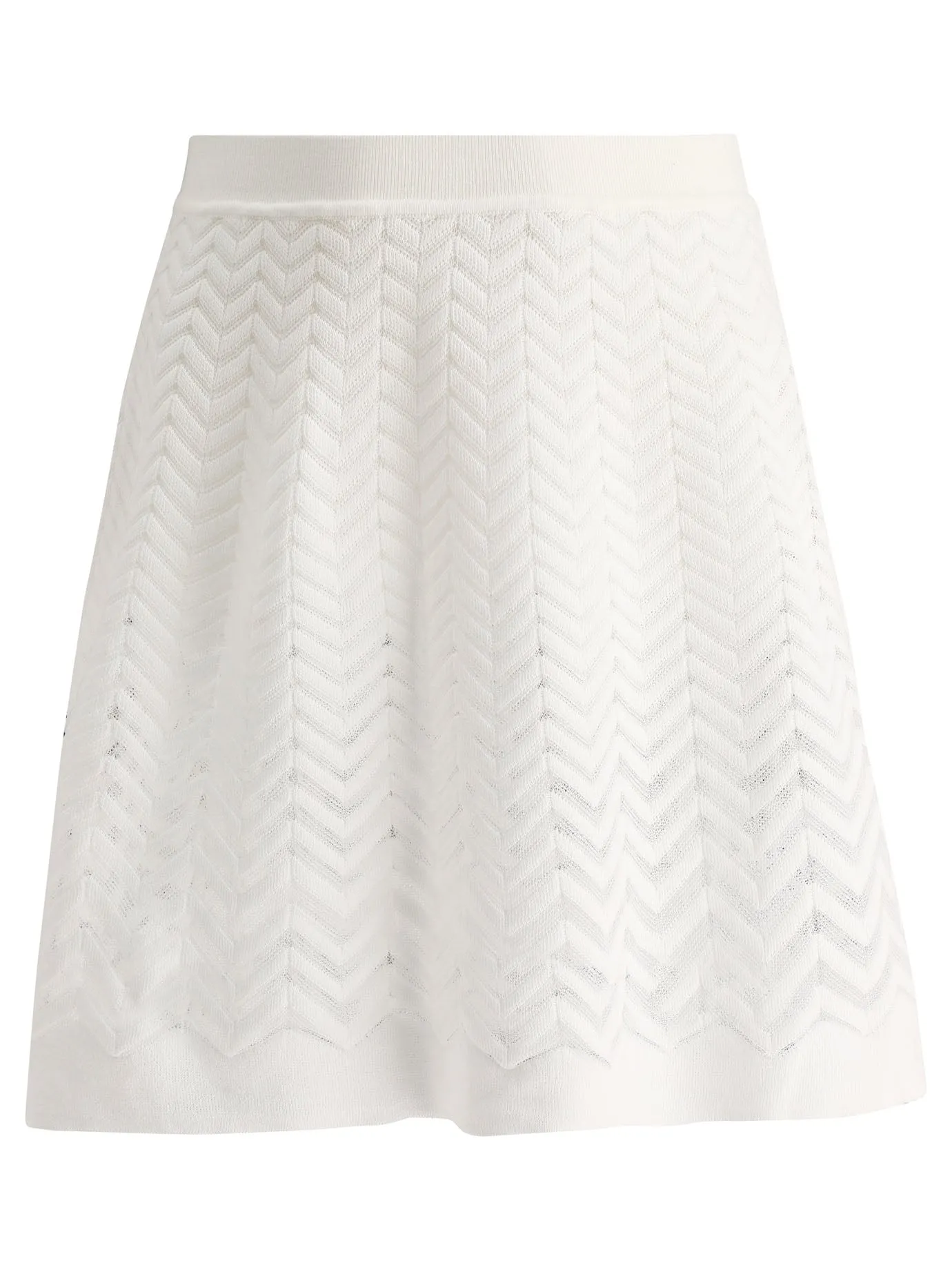 Missoni Flared Knitted Mini Skirt