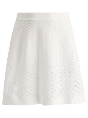 Missoni Flared Knitted Mini Skirt