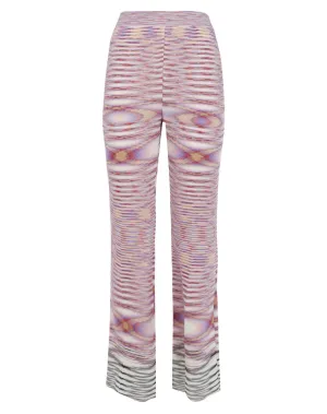 Missoni High-Waist Knitted Flared Pants