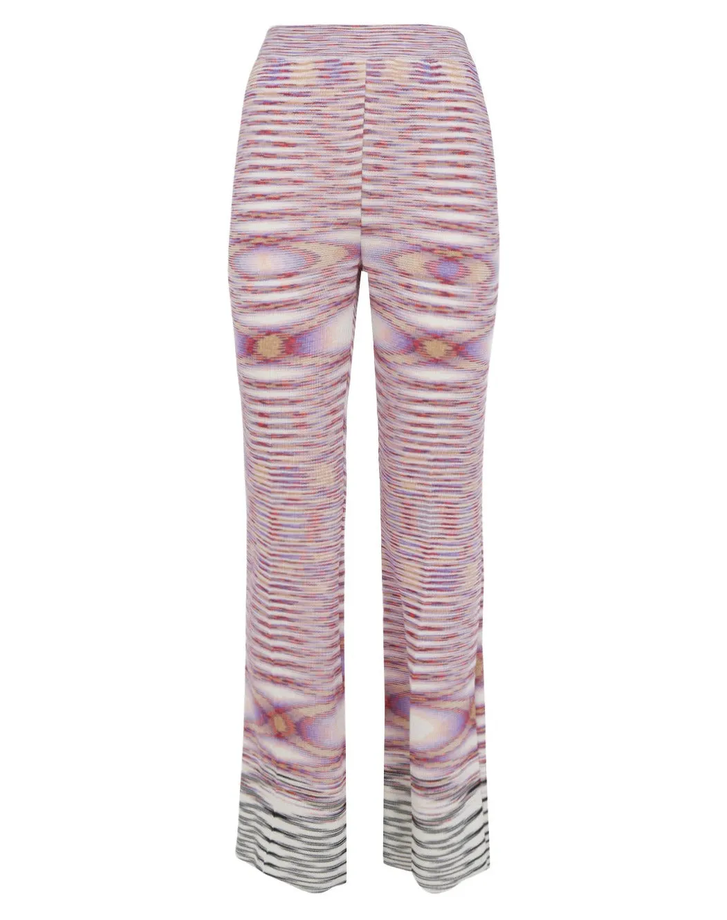 Missoni High-Waist Knitted Flared Pants
