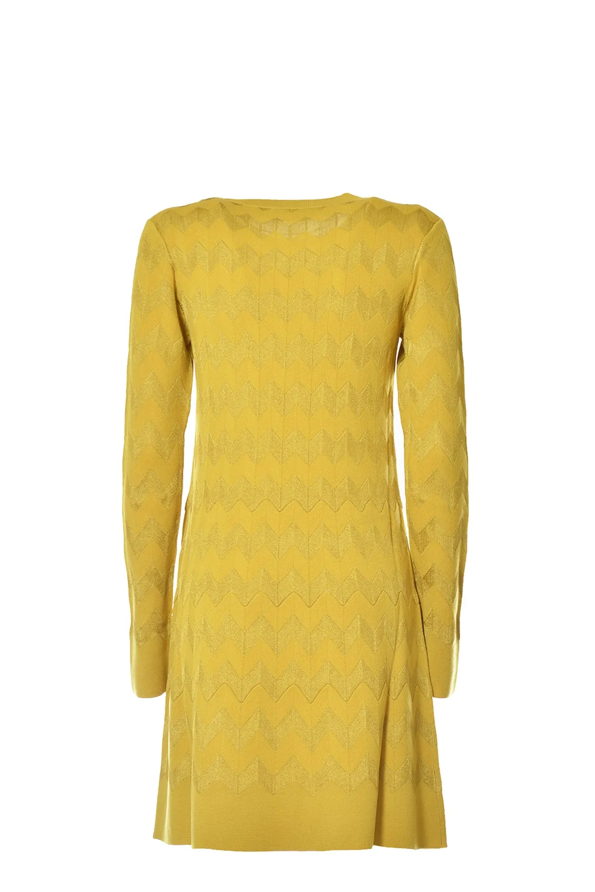 Missoni Knitted Long-Sleeved Mini Dress
