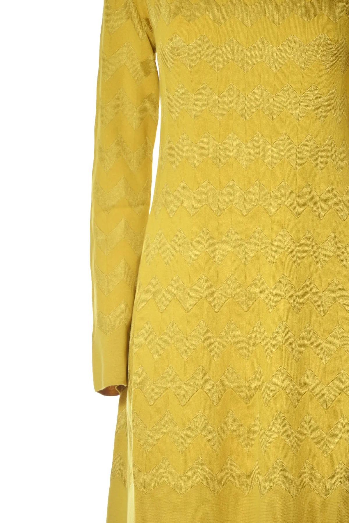 Missoni Knitted Long-Sleeved Mini Dress