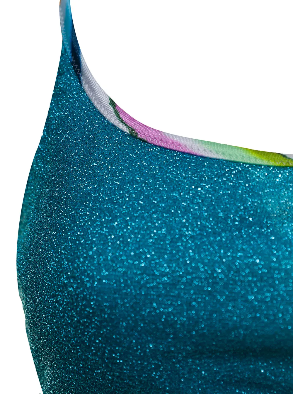 Missoni Metallic Effect Square Neck Bikini Top