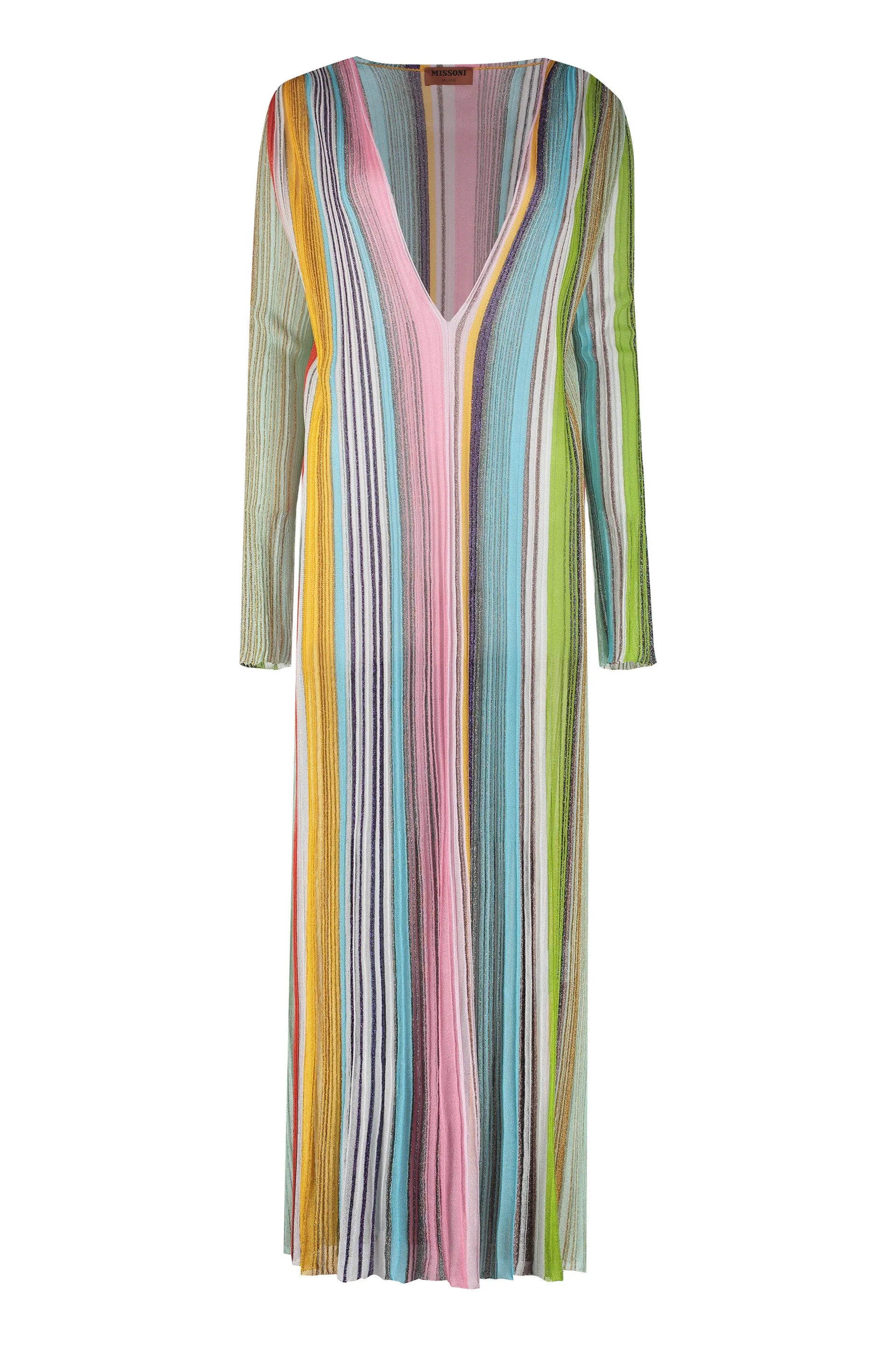 Missoni V-Neck Striped Dress