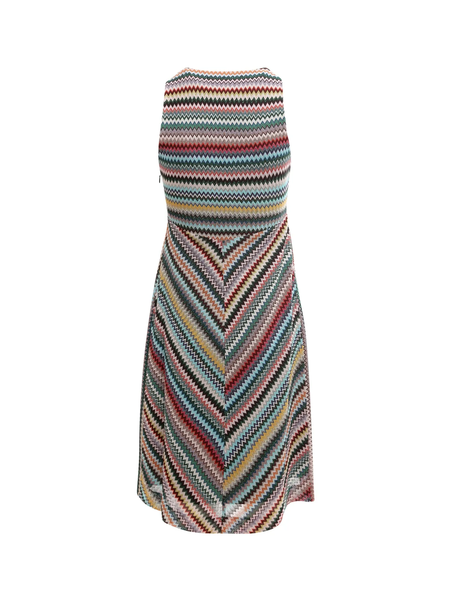 Missoni Zigzag V-Neck Sleeveless Dress