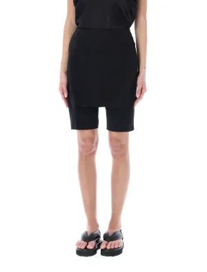 MM6 Maison Margiela Asymmetric-Hem Mini Skirt