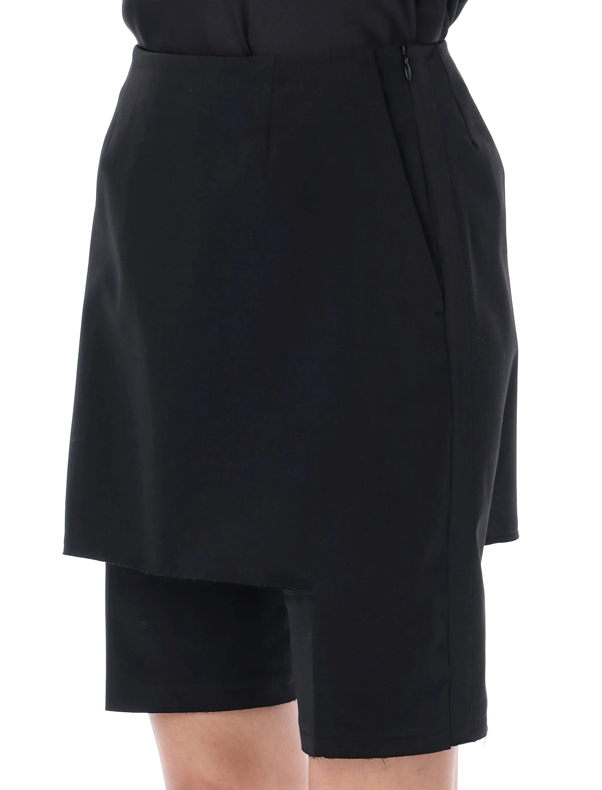 MM6 Maison Margiela Asymmetric-Hem Mini Skirt
