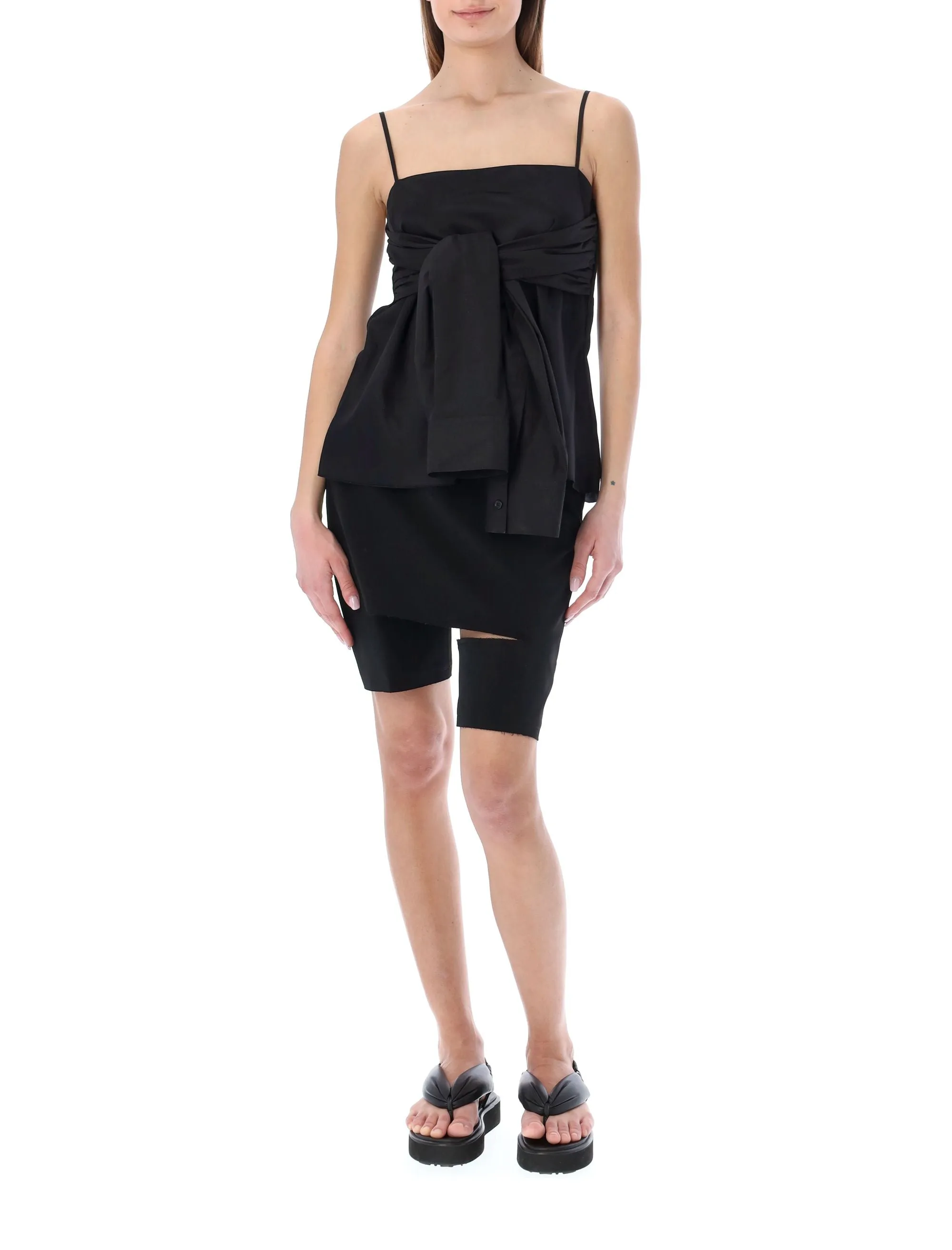 MM6 Maison Margiela Asymmetric-Hem Mini Skirt