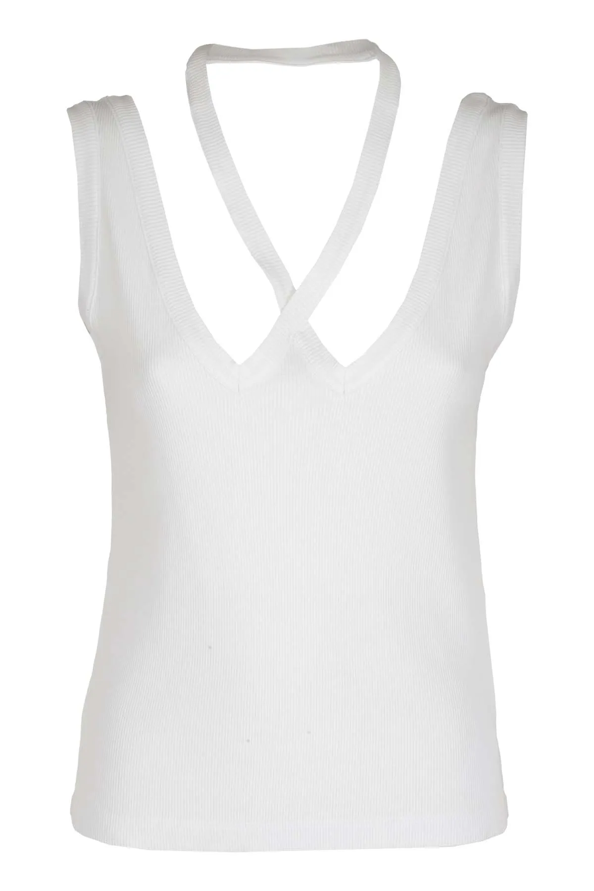 MM6 Maison Margiela Crossover Strap Vest Top