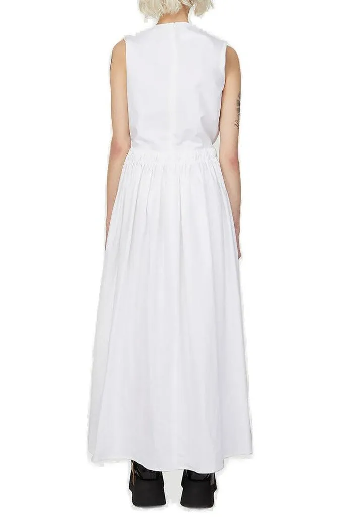 MM6 Maison Margiela Sleeveless Pleated Dress