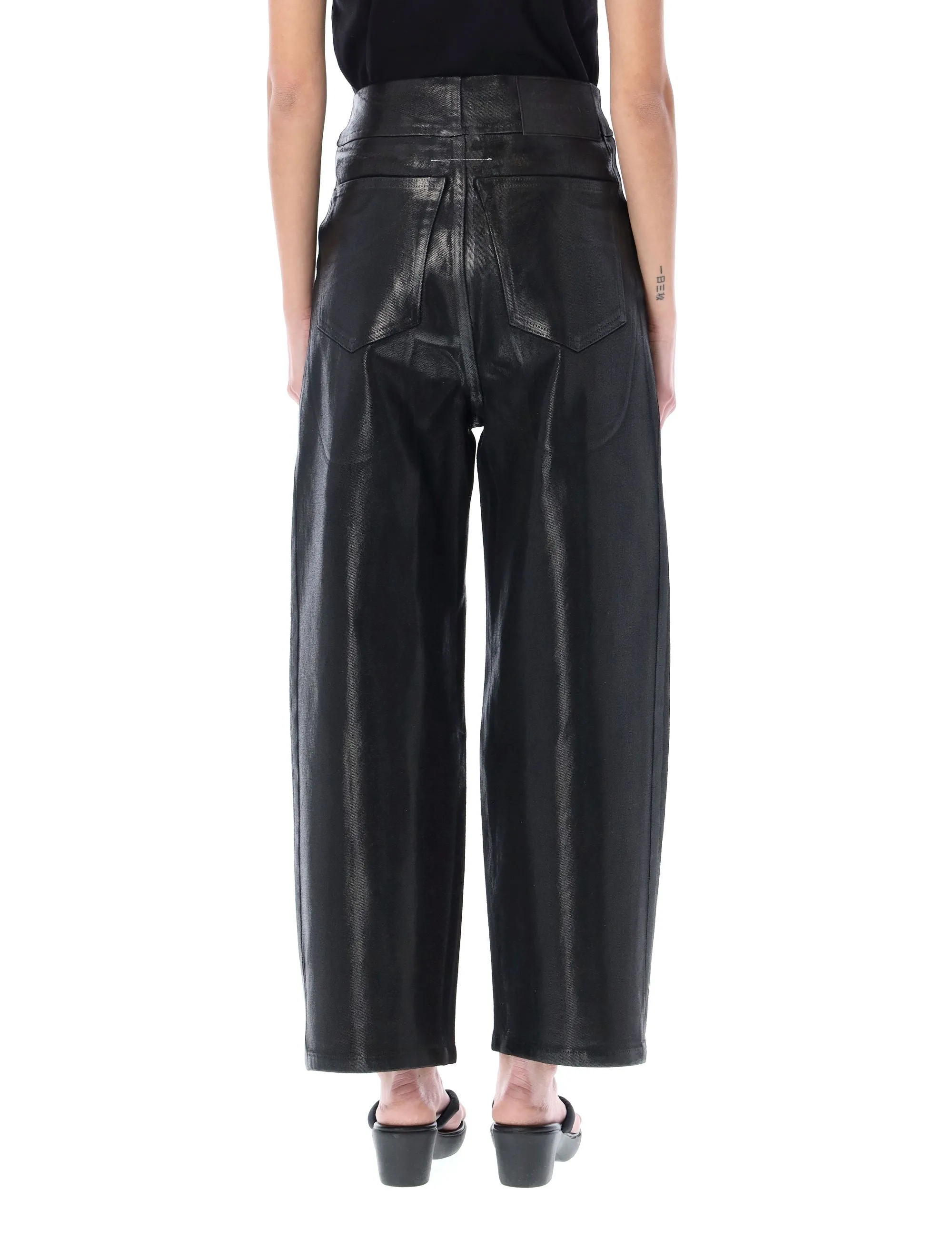 MM6 Maison Margiela Wide Leg High-Rise Pants