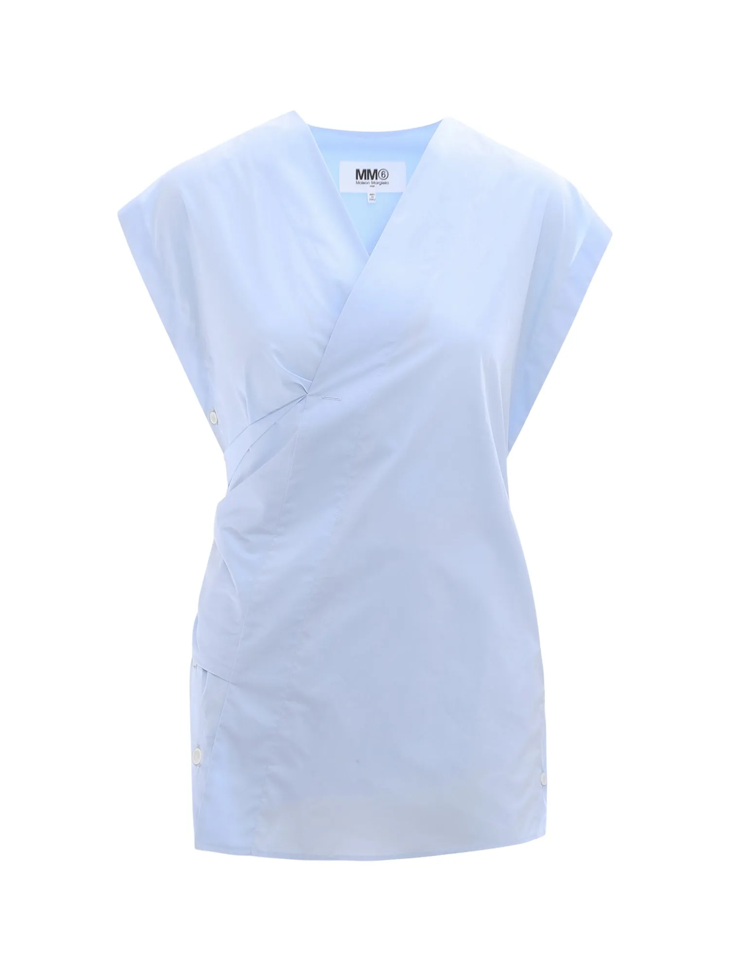 MM6 Maison Margiela Wrapped V-Neck Top
