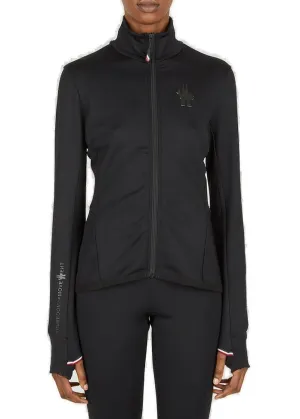 Moncler Genius Logo Patch Zip-Up High-Neck Jacket