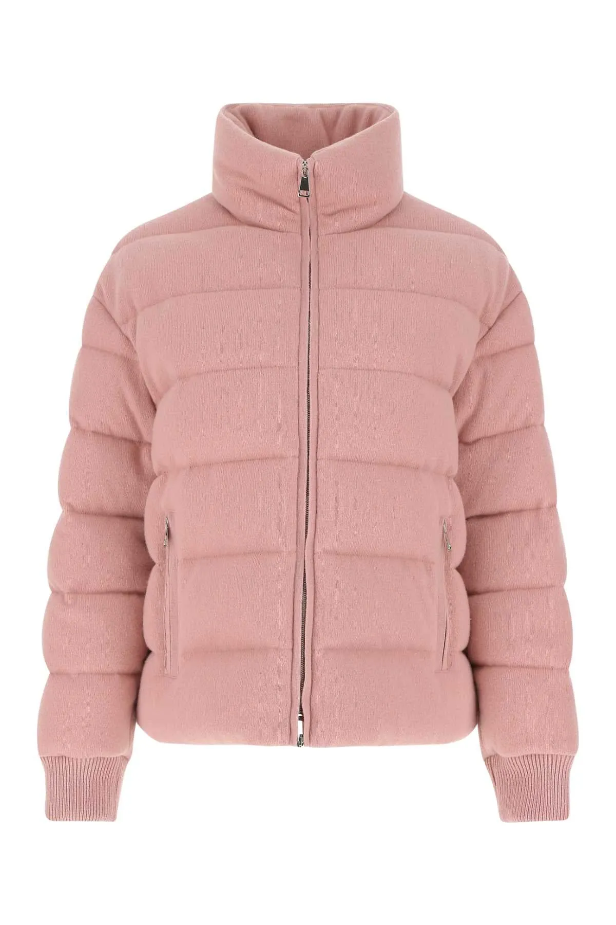 Moncler High-Neck Zipped Padded Down Jacket