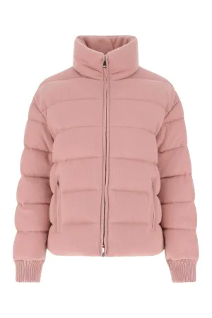 Moncler High-Neck Zipped Padded Down Jacket