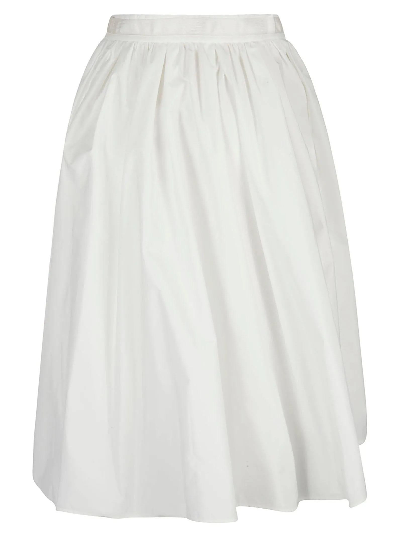 Moncler High Waist A-Line Midi Skirt