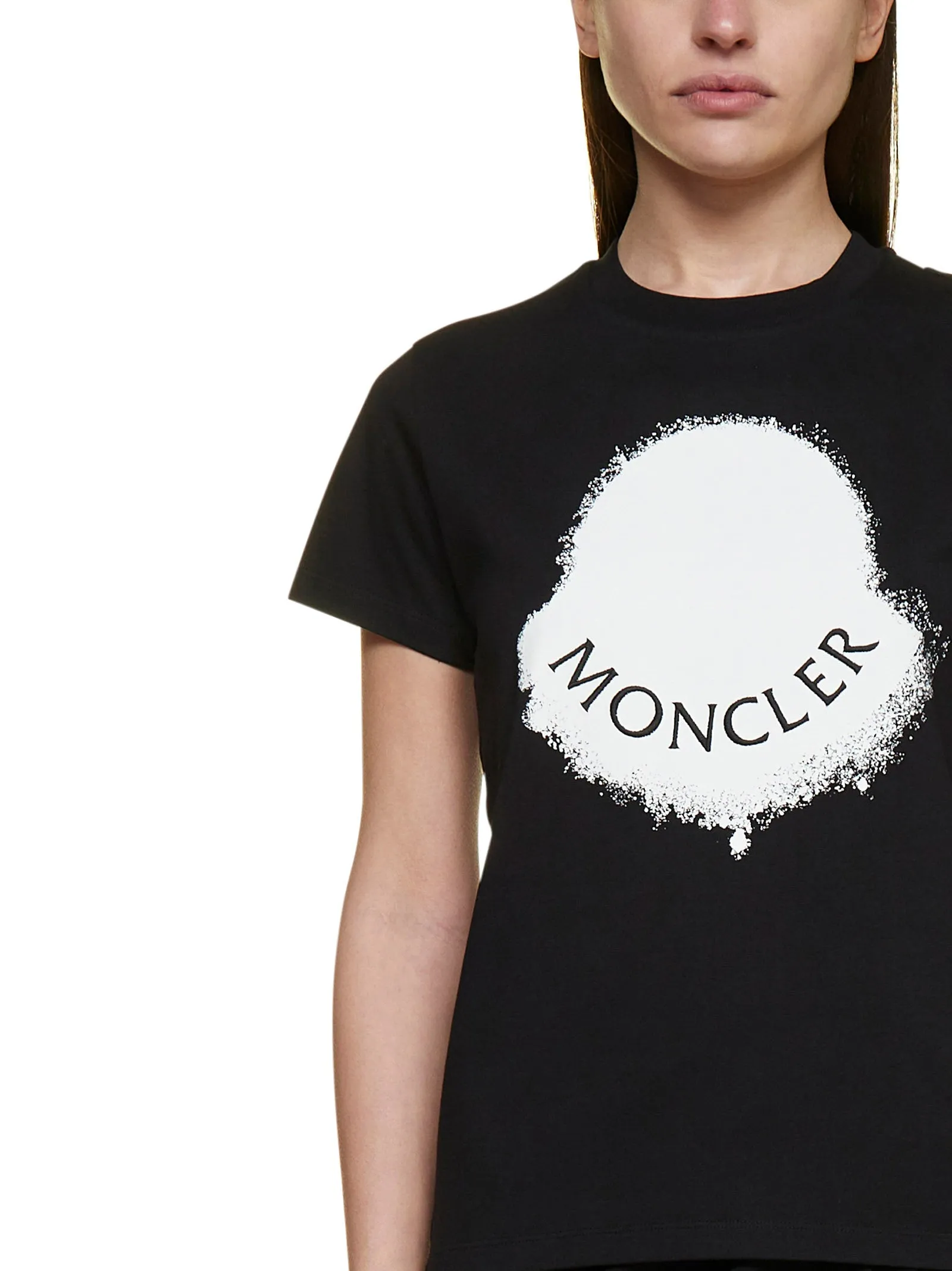 Moncler Logo Printed Crewneck T-Shirt