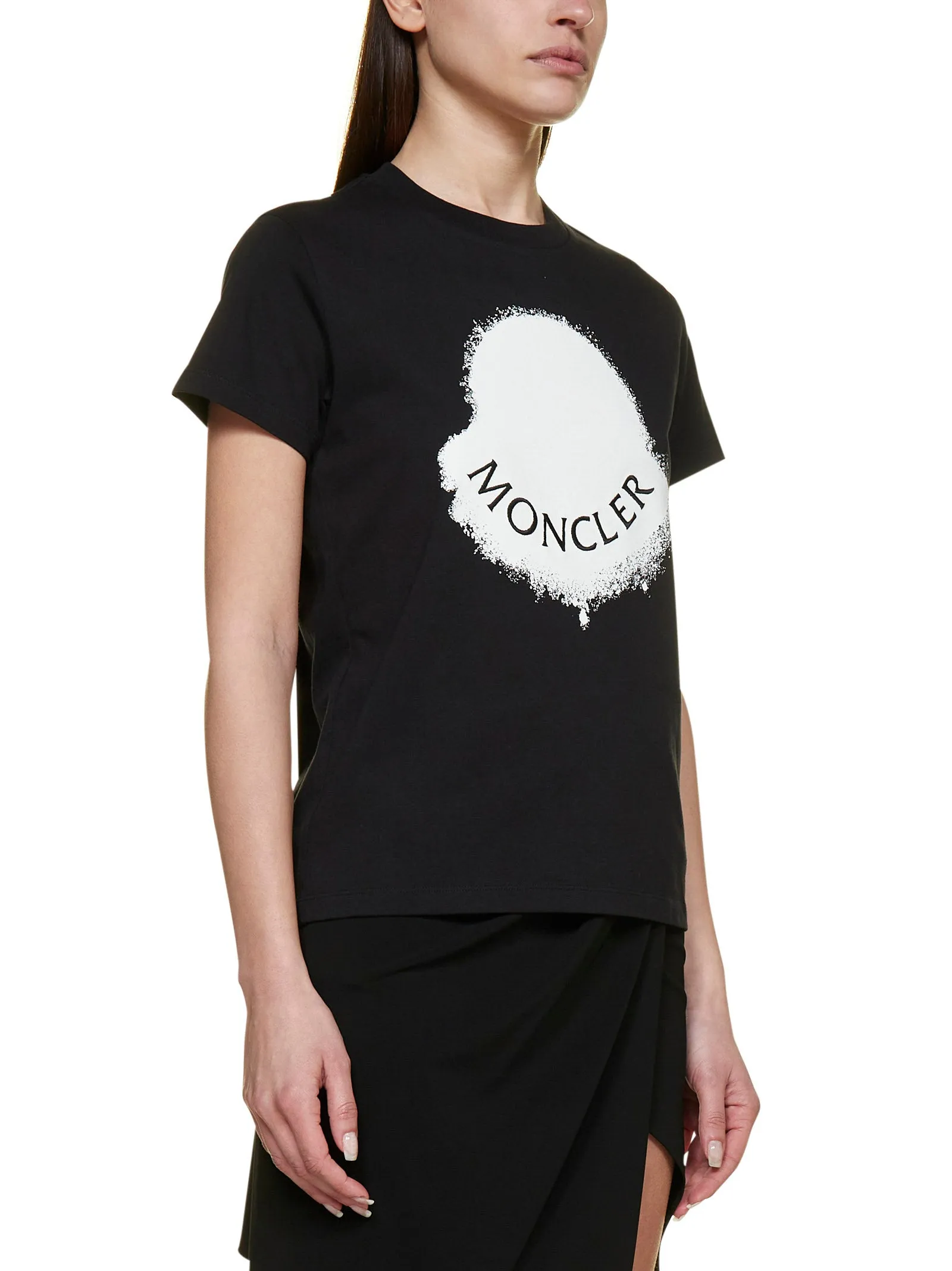 Moncler Logo Printed Crewneck T-Shirt