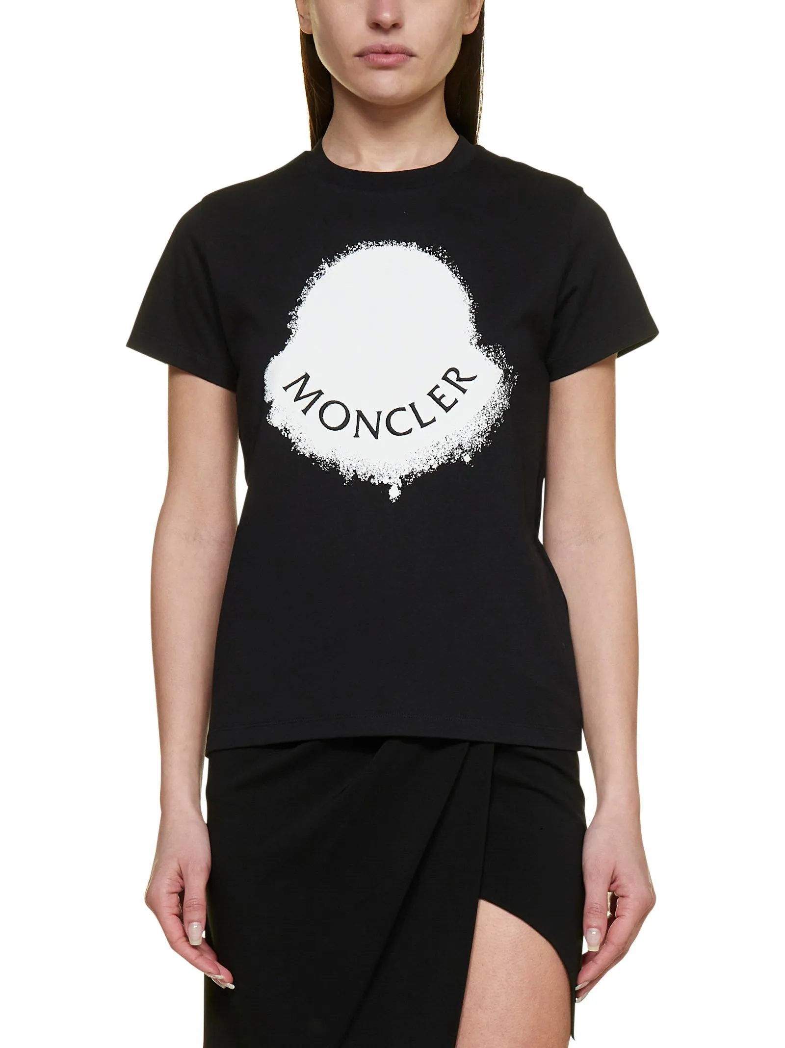 Moncler Logo Printed Crewneck T-Shirt