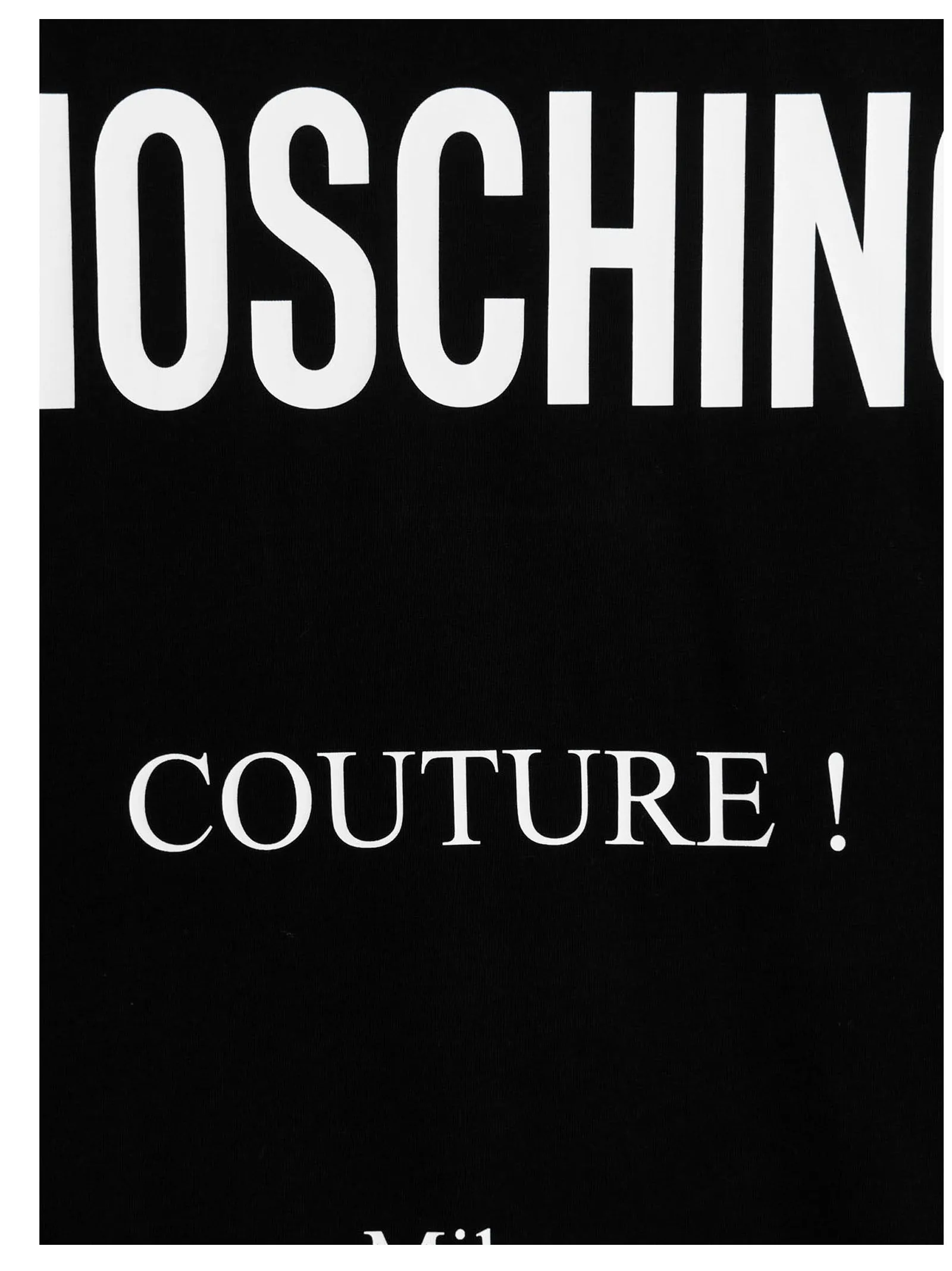 Moschino Couture Logo Printed Crewneck T-Shirt