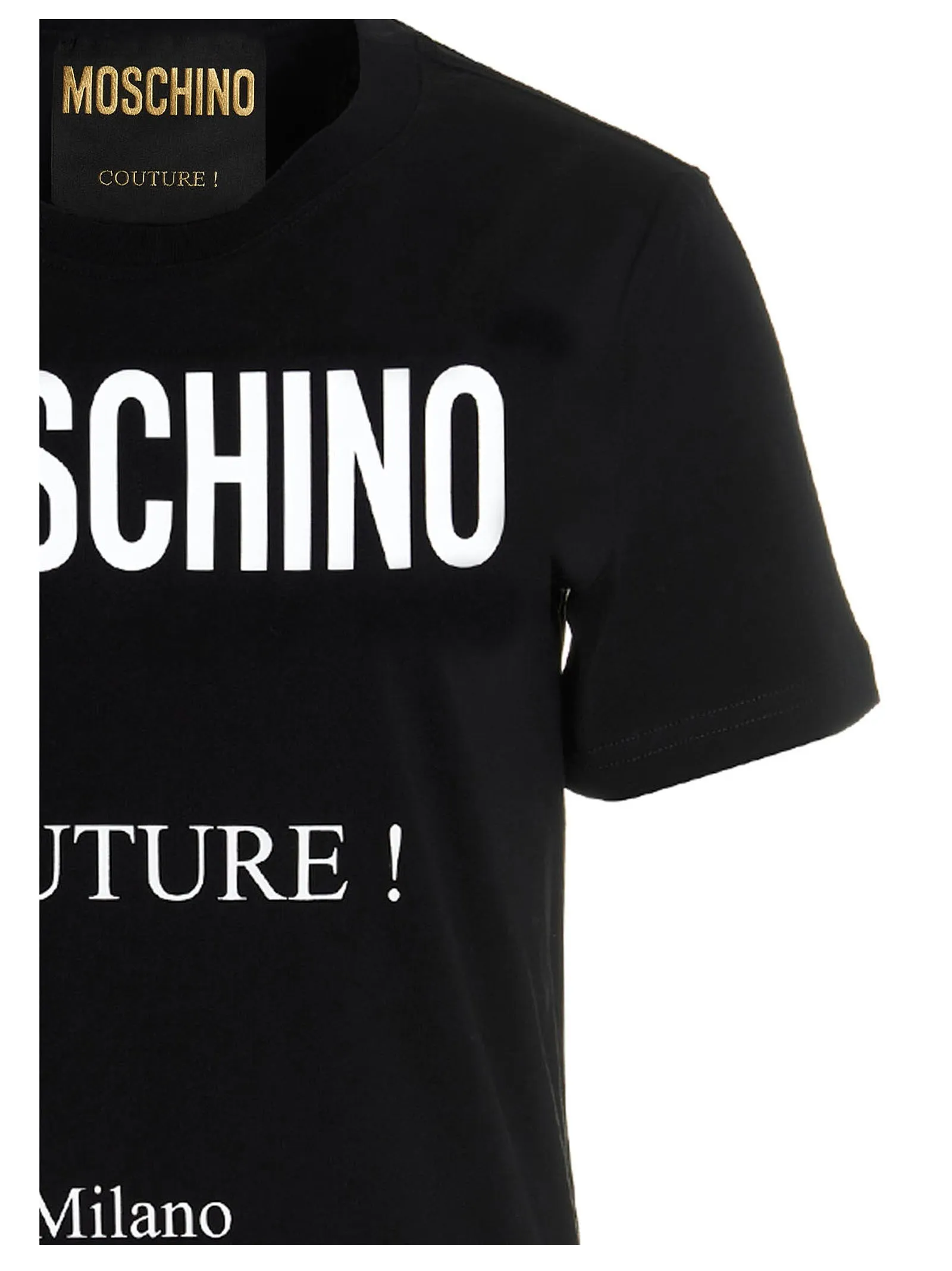 Moschino Couture Logo Printed Crewneck T-Shirt