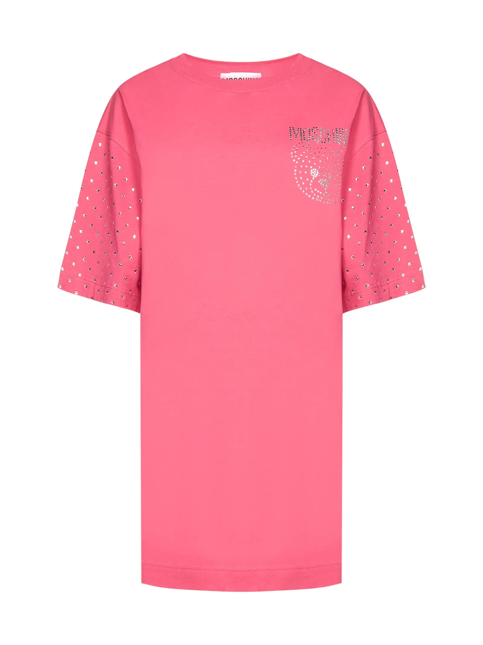 Moschino Embellished Teddy Logo Mini T-Shirt Dress