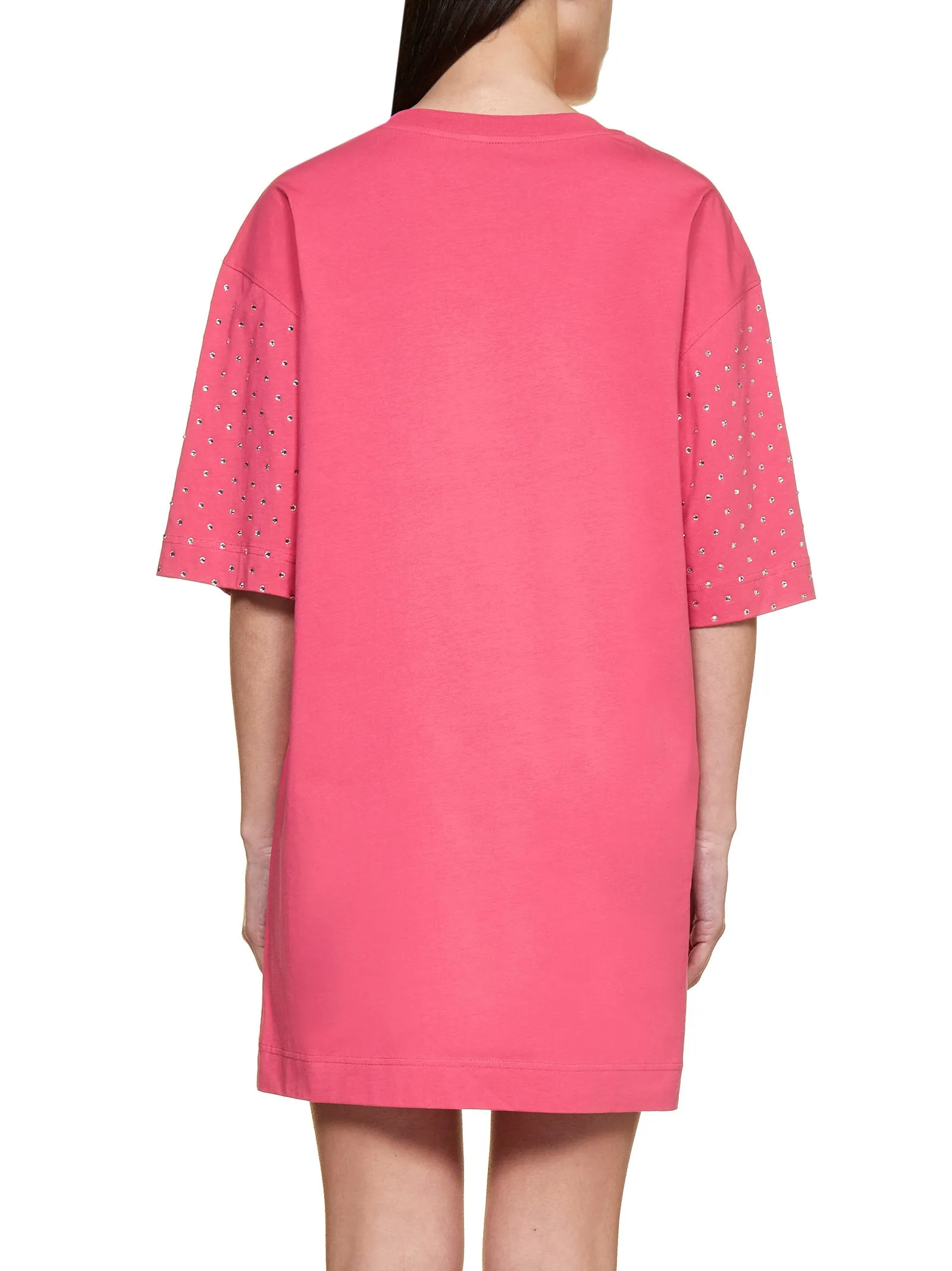 Moschino Embellished Teddy Logo Mini T-Shirt Dress