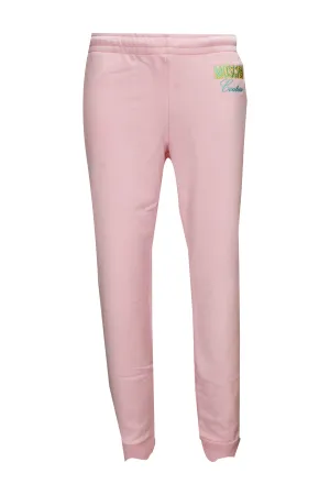 Moschino Logo Embroidered Tapered Leg Track Pants