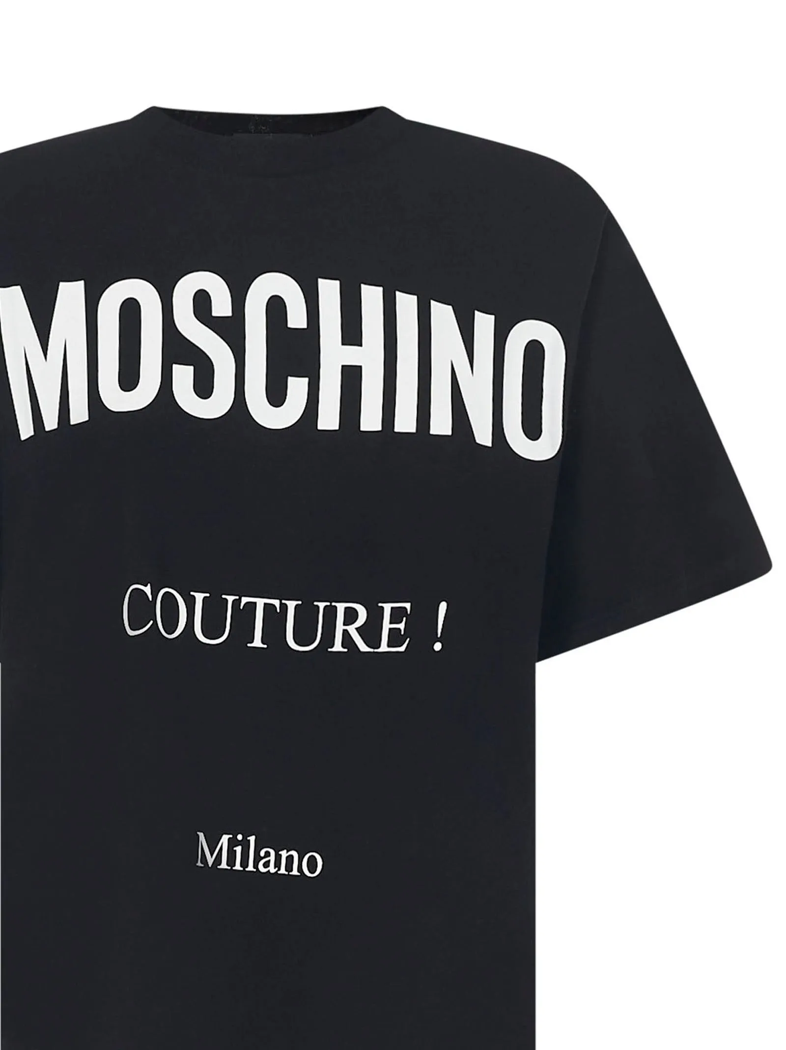 Moschino Logo Printed Crewneck T-Shirt