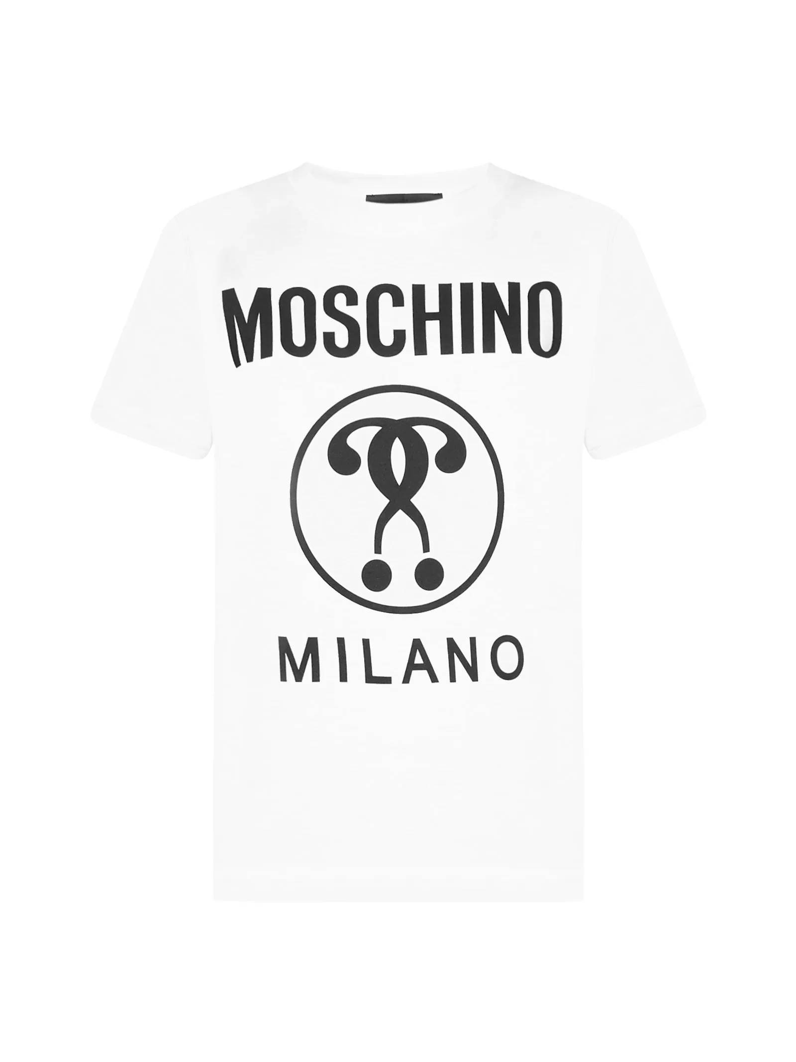 Moschino Logo Printed Crewneck T-Shirt