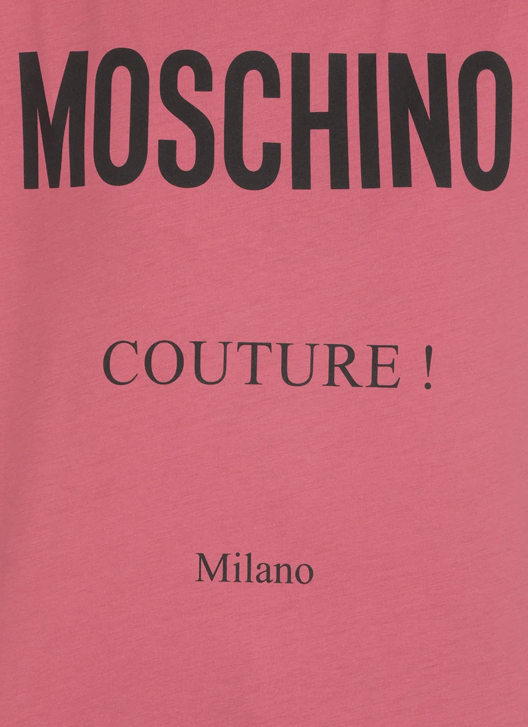 Moschino Logo Printed Crewneck T-Shirt