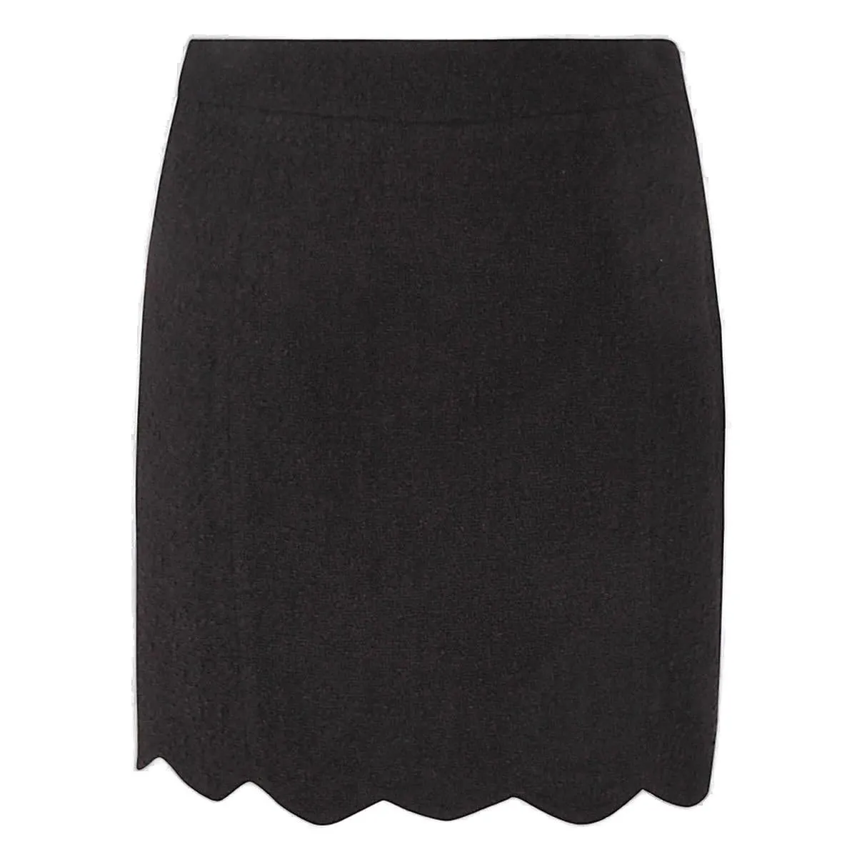 Moschino Scallop-Hem High Waist Mini Skirt