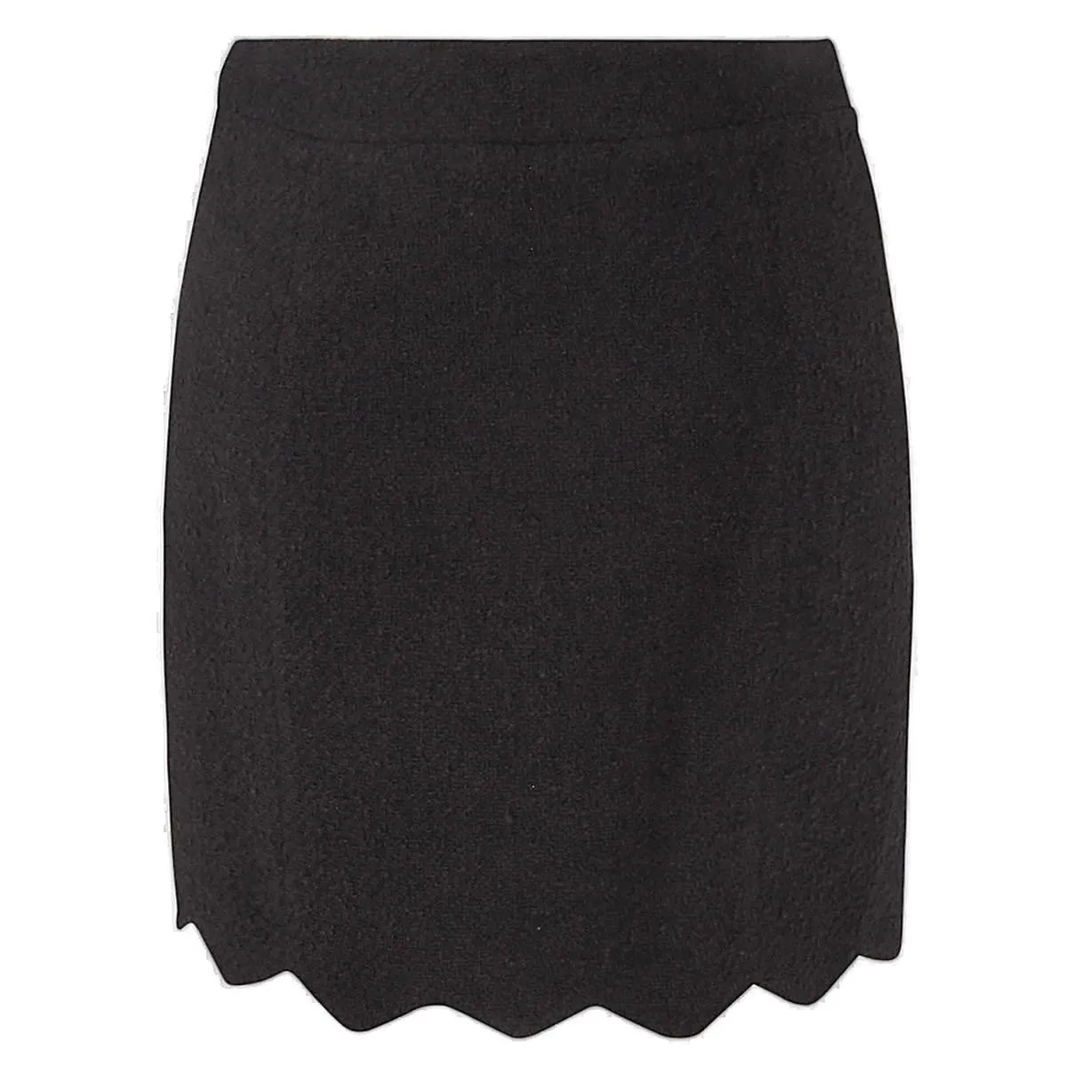 Moschino Scallop-Hem High Waist Mini Skirt