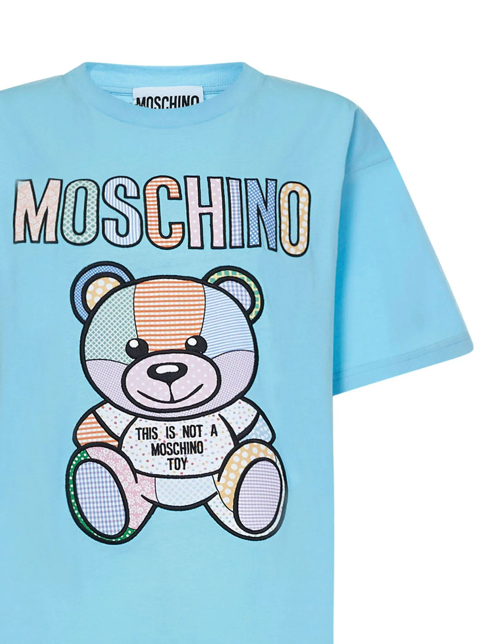 Moschino Teddy Bear Patch Crewneck T-Shirt