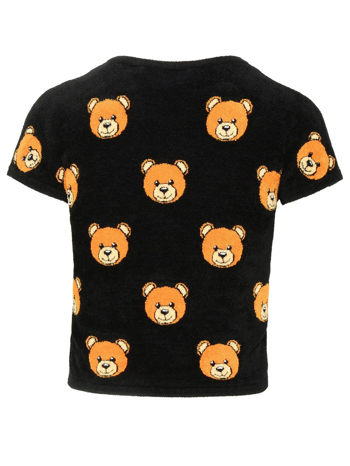 Moschino Teddy Motif Textured T-Shirt