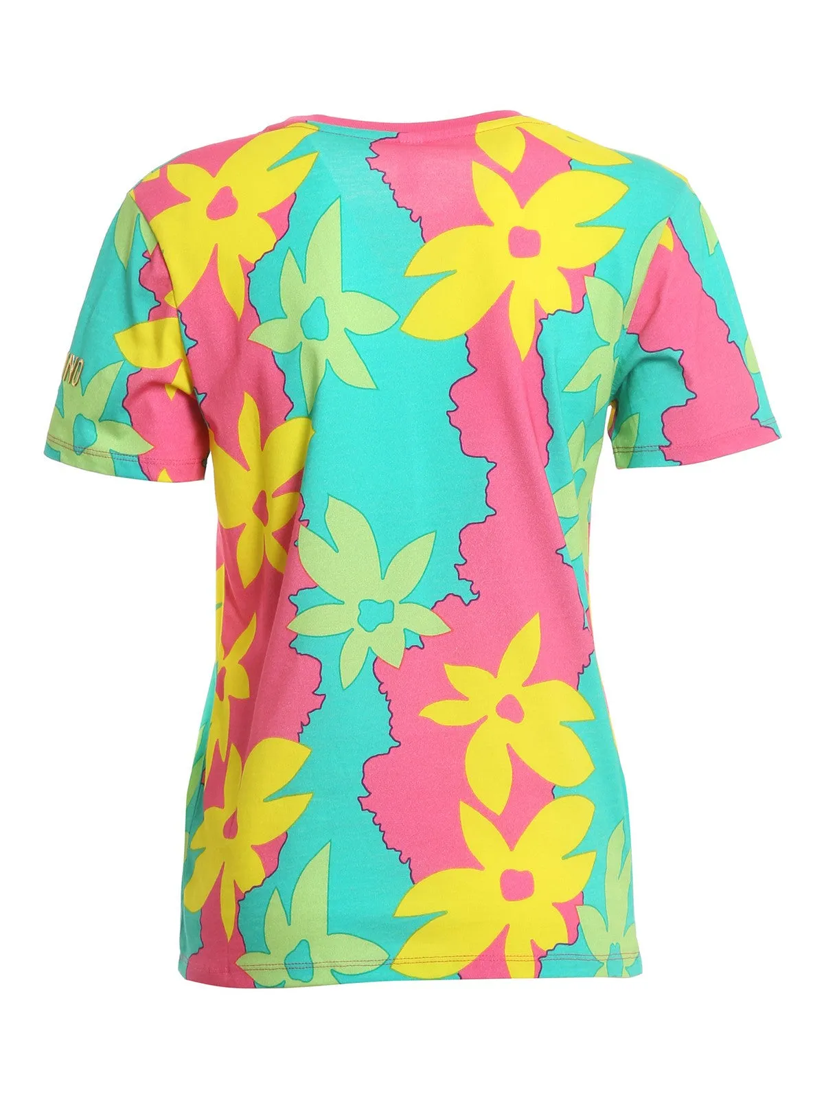 Moschino Tropical-Printed Crewneck T-Shirt