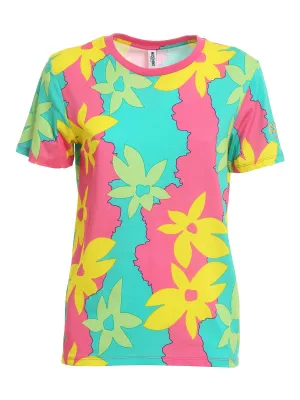 Moschino Tropical-Printed Crewneck T-Shirt
