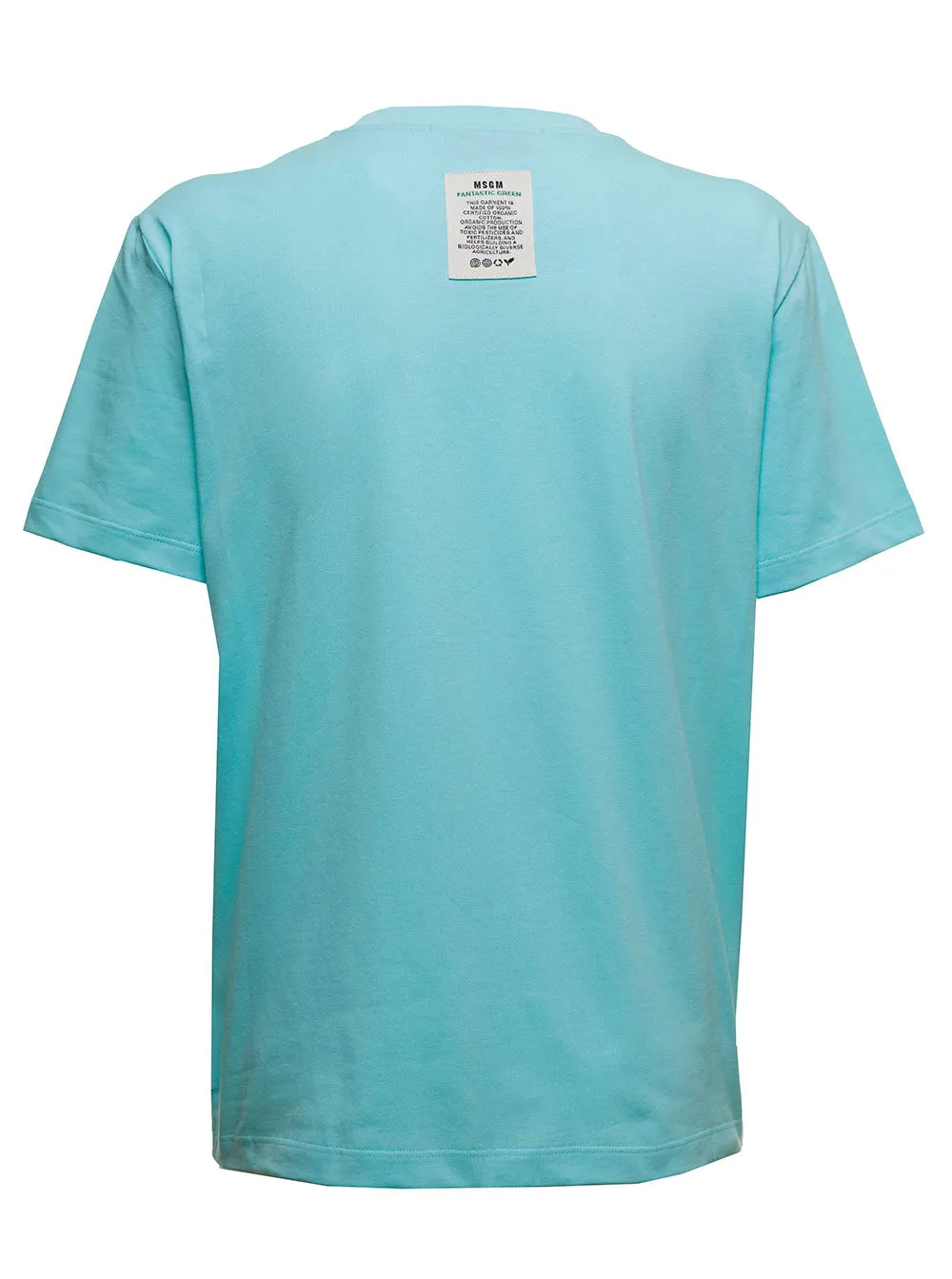 MSGM Graphic Print Crewneck T-Shirt