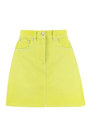 MSGM High Waist Mini Denim Skirt