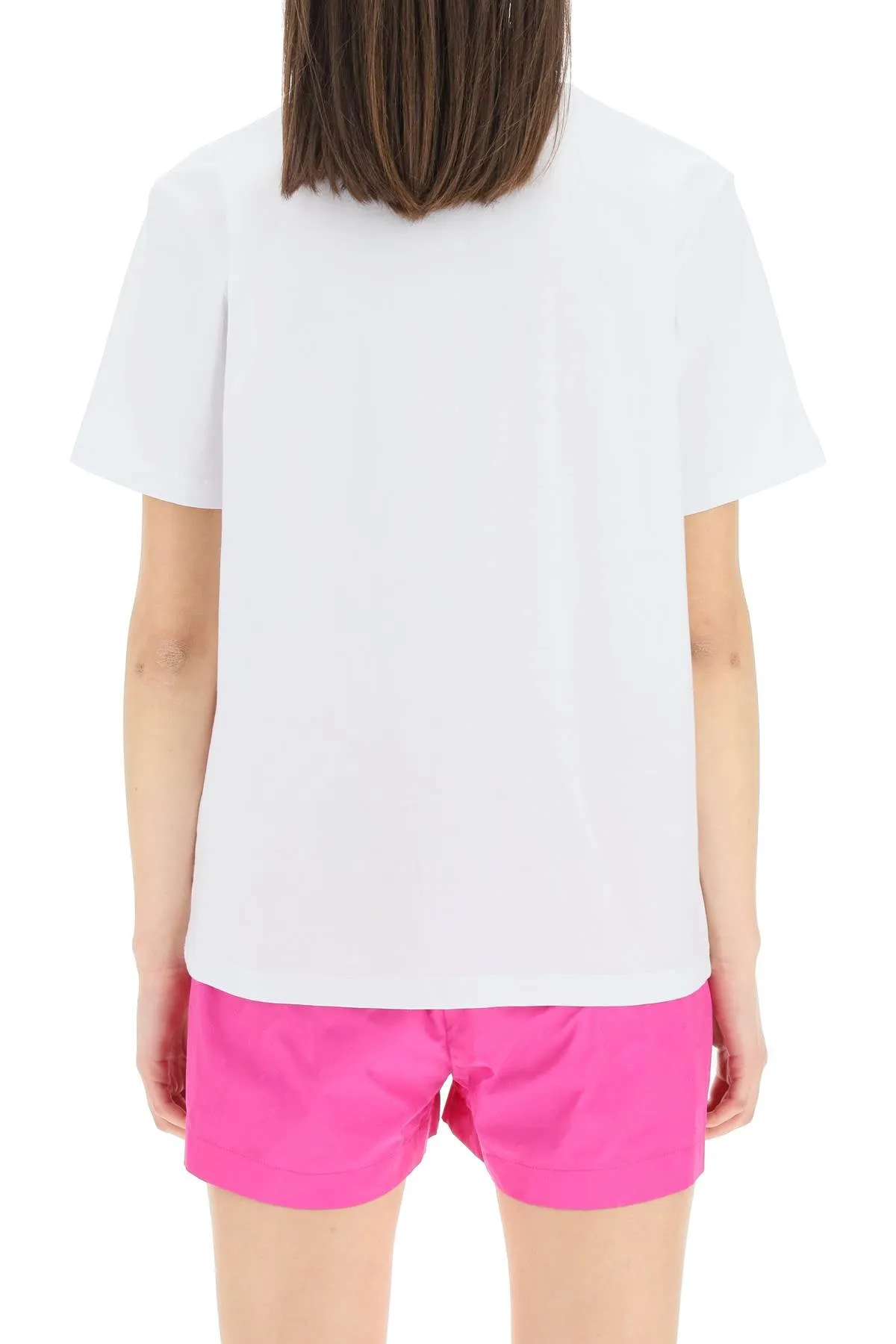 MSGM Logo Detailed Crewneck T-Shirt