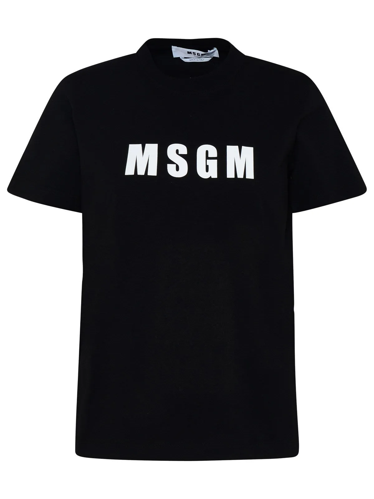 MSGM Logo Printed Crewneck T-Shirt
