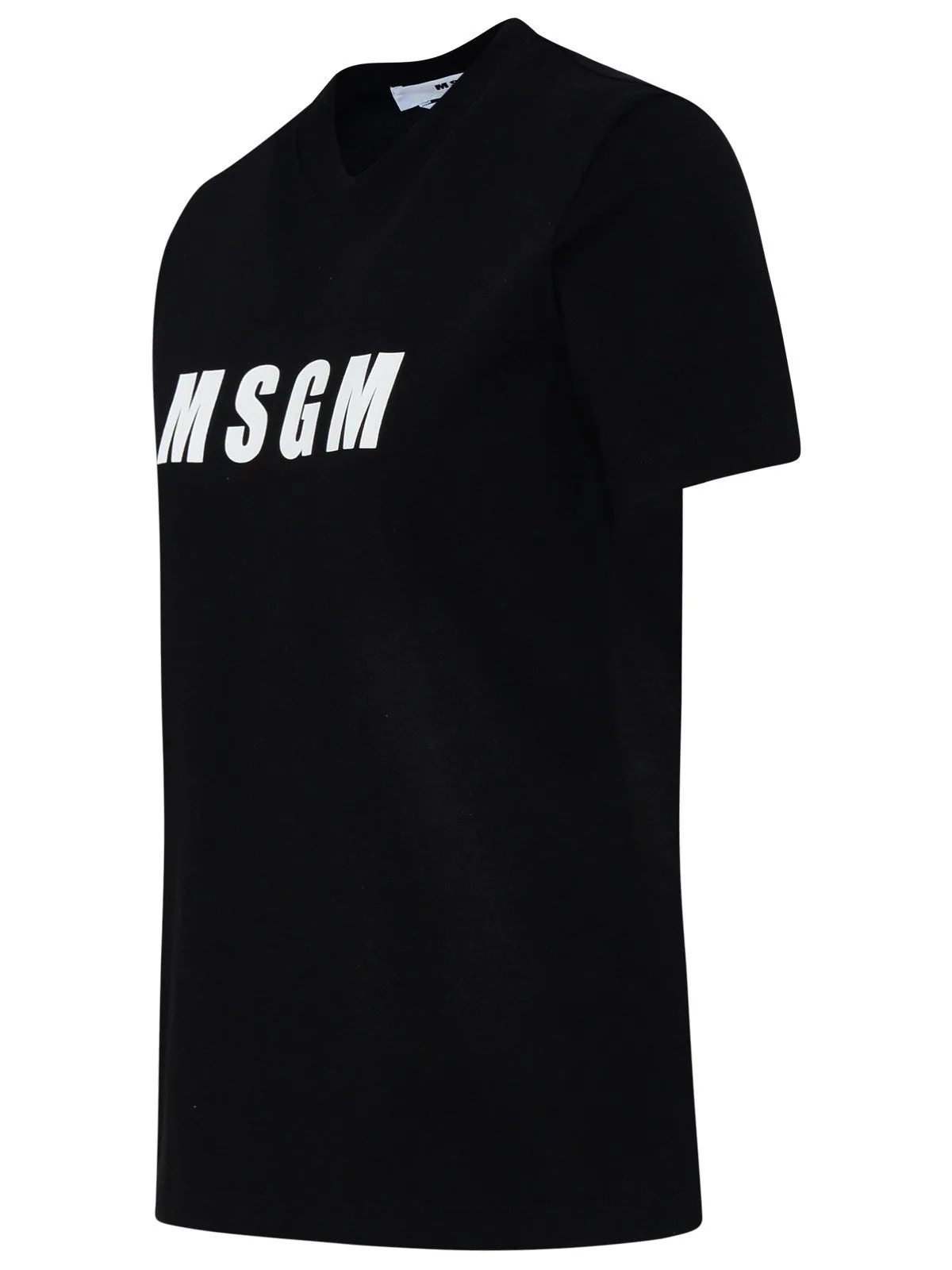 MSGM Logo Printed Crewneck T-Shirt