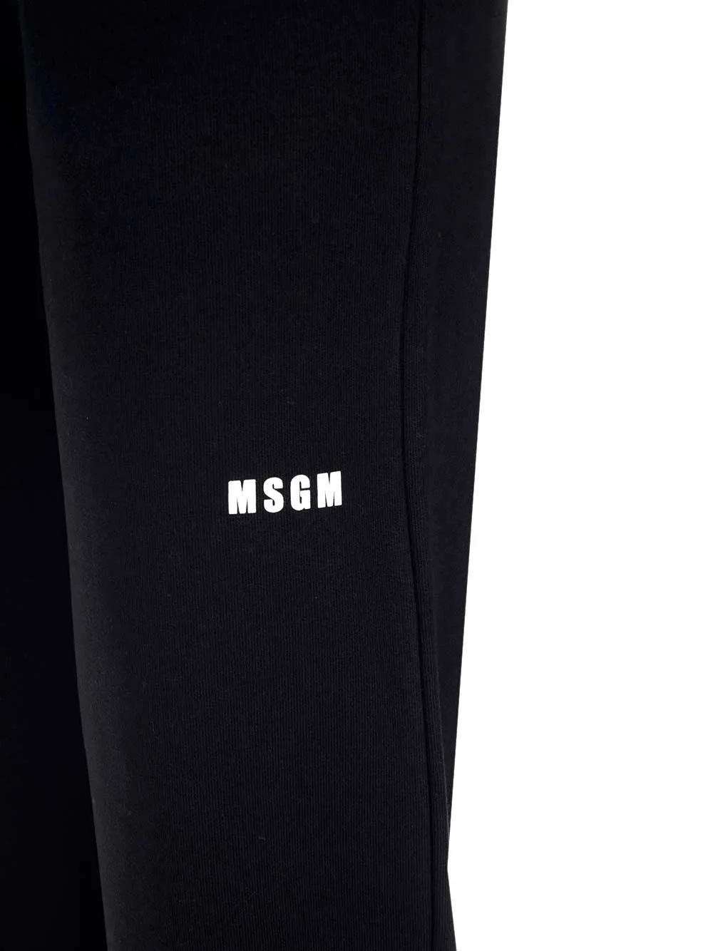 MSGM Logo Printed Drawstring Pants