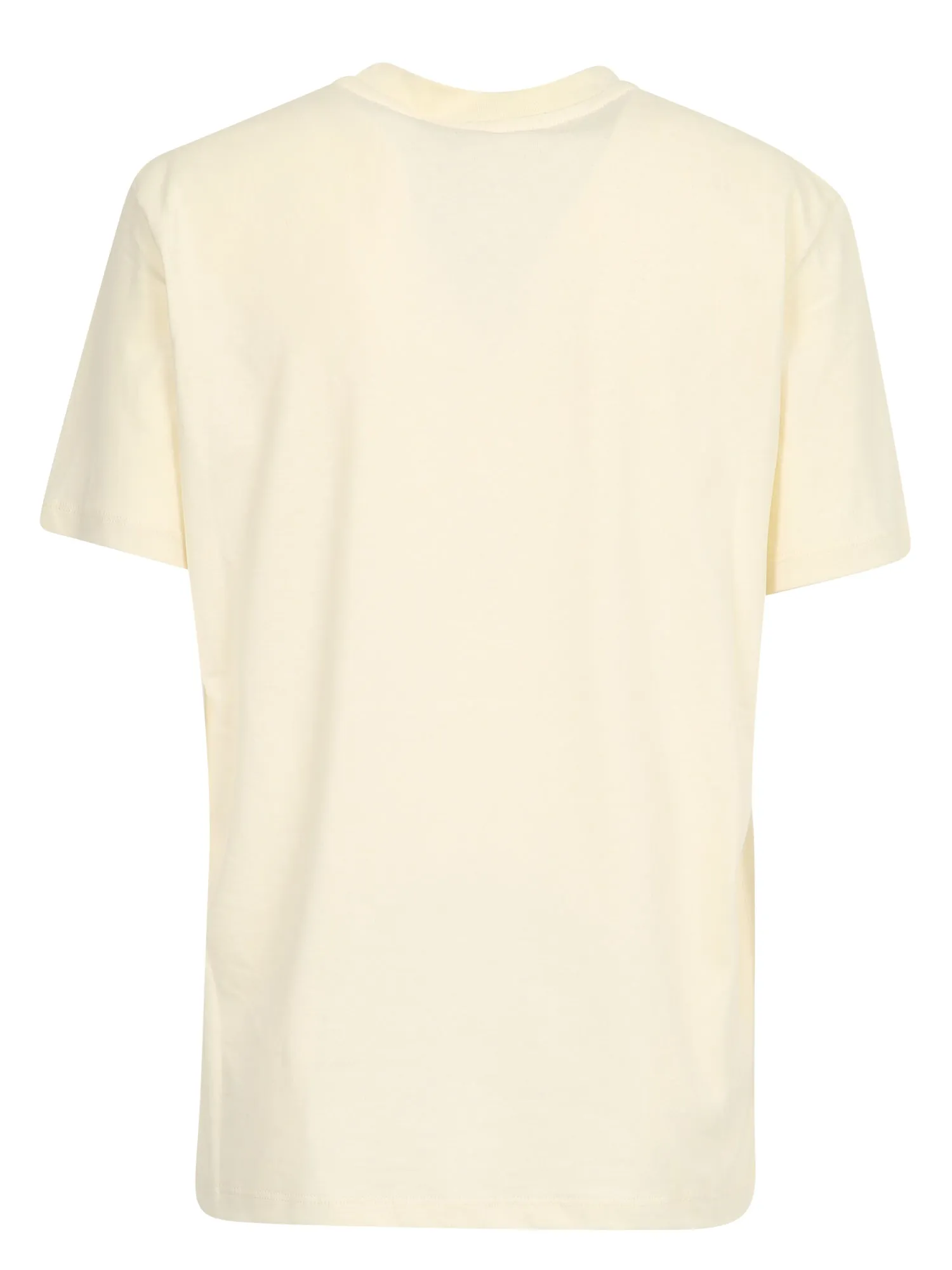 MSGM Logo Printed Round Neck T-Shirt