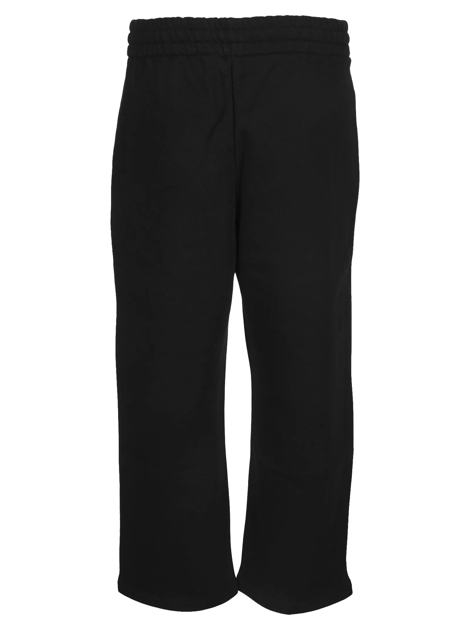 MSGM Logo Printed Wide Leg Track Pants