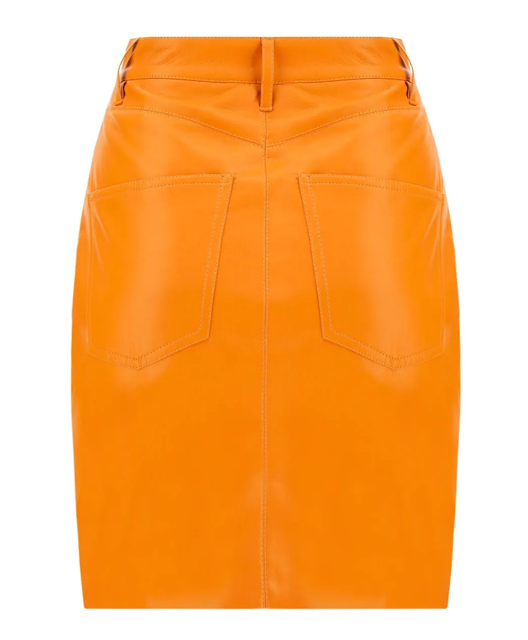 Nanushka Button Detailed Slim Cut Mini Skirt