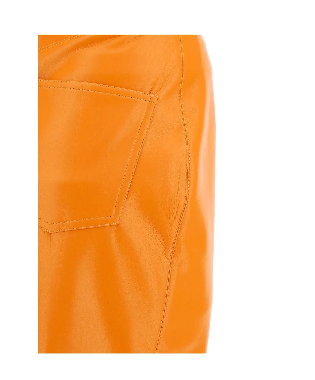 Nanushka Button Detailed Slim Cut Mini Skirt